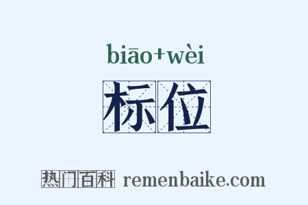 标位是什么意思的图片